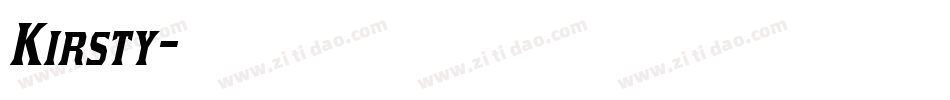 Kirsty字体转换