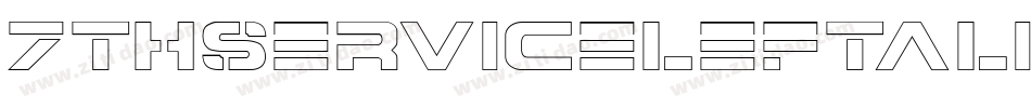 7ThServiceLeftalic-zPr4字体转换