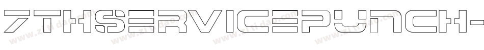 7ThServicePunch-5eyV字体转换