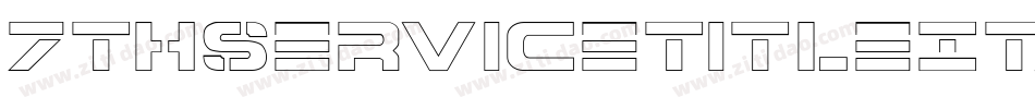 7ThServiceTitleItalic-nBA0字体转换