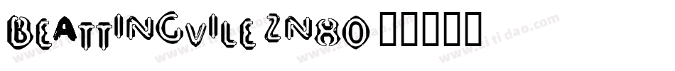 Beattingvile-zn80字体转换