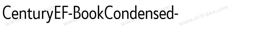 CenturyEF-BookCondensed字体转换 CenturyEF-BookCondensed字体转换