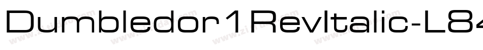 Dumbledor1RevItalic-L843字体转换