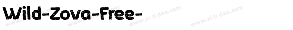 Wild-Zova-Free字体转换