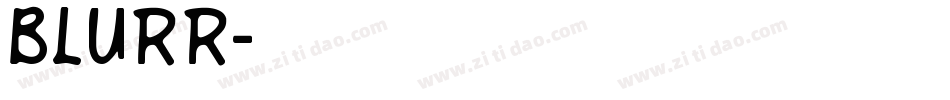 BLURR字体转换