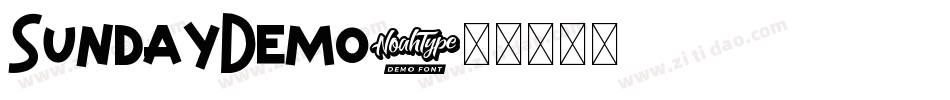 SundayDemo字体转换