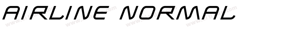Airline-Normal字体转换