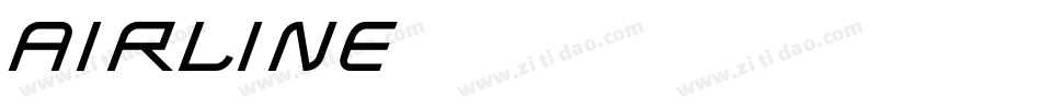 Airline字体转换