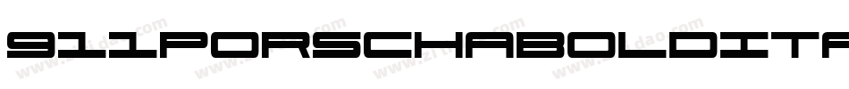 911PorschaBoldItalic-Ldz5字体转换