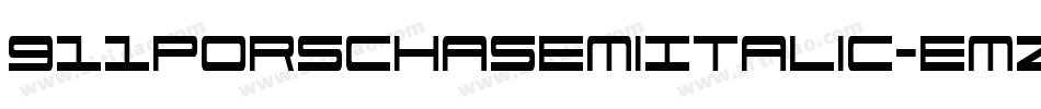 911PorschaSemiItalic-EMzj字体转换