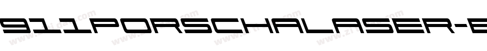 911PorschaLaser-ezLl字体转换