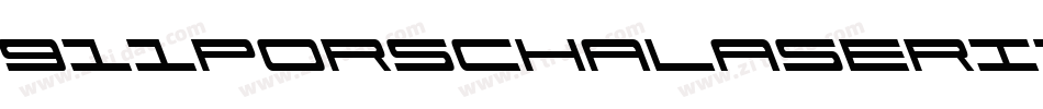 911PorschaLaserItalic-WERG字体转换