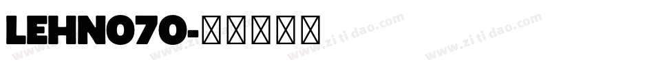 LEHN070字体转换