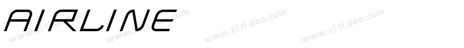 Airline字体转换