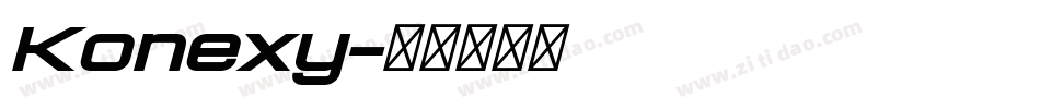 Konexy字体转换