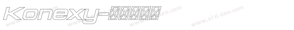 Konexy字体转换