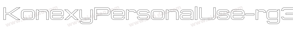 KonexyPersonalUse-rg3wK字体转换