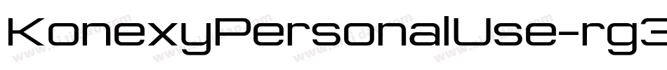 KonexyPersonalUse-rg3wK字体转换
