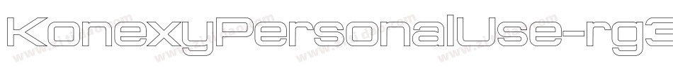 KonexyPersonalUse-rg3wK字体转换