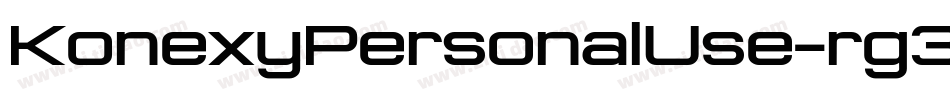 KonexyPersonalUse-rg3wK字体转换