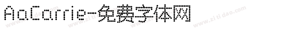 AaCarrie字体转换