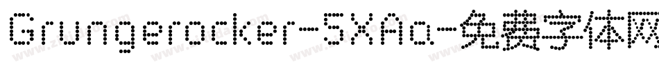 Grungerocker-5XAa字体转换