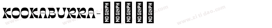 KOOKABURRA字体转换