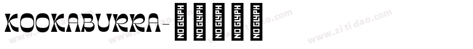 KOOKABURRA字体转换