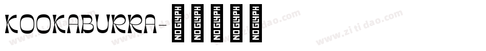 KOOKABURRA字体转换