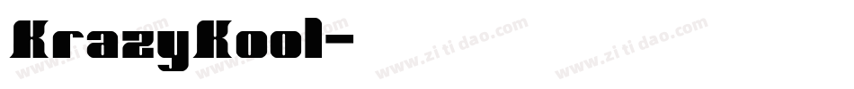 KrazyKool字体转换