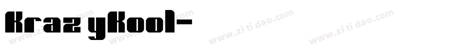 KrazyKool字体转换