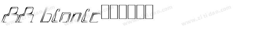 AAlbionic字体转换