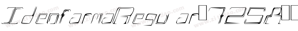 IdeofarmaRegular-725A字体转换