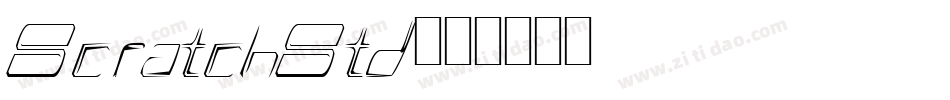 ScratchStd字体转换