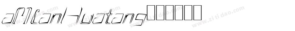 aMianHuatang字体转换