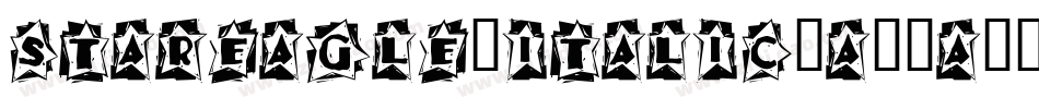 StarEagle2Italic-A39A字体转换