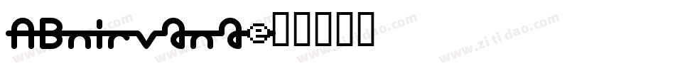 ABnirvana字体转换