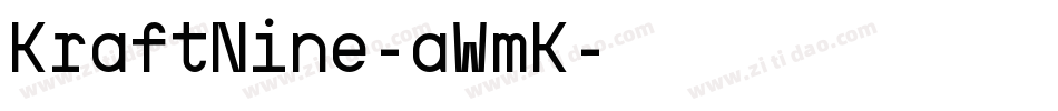 KraftNine-aWmK字体转换 KraftNine-aWmK字体转换