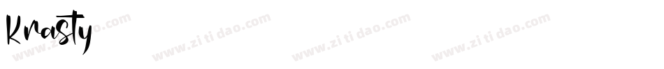 Krasty字体转换