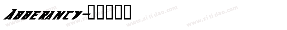 Abberancy字体转换