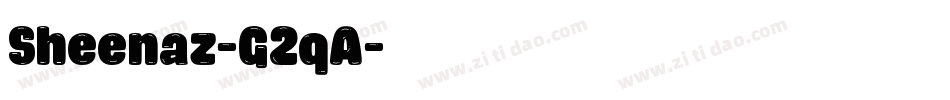 Sheenaz-G2qA字体转换