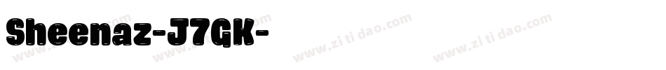 Sheenaz-J7GK字体转换
