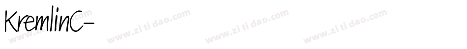 KremlinC字体转换