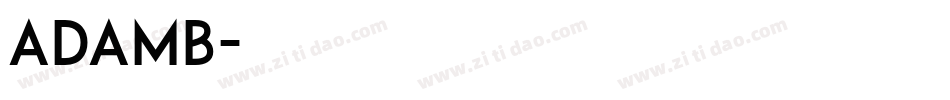 adamb字体转换