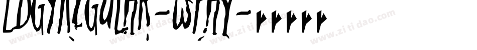 EdgyRegular-WPaY字体转换