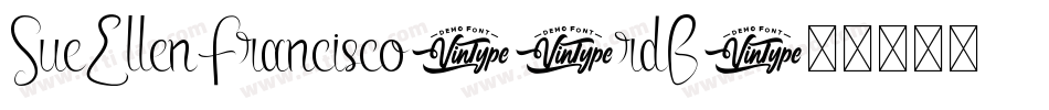 SueEllenFrancisco-5rdB字体转换
