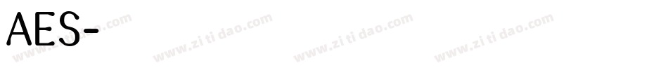 AES字体转换