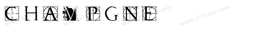 CHAMPGNE字体转换