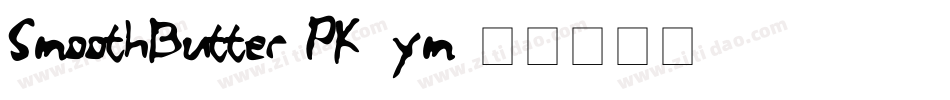 SmoothButter-PK3ym字体转换