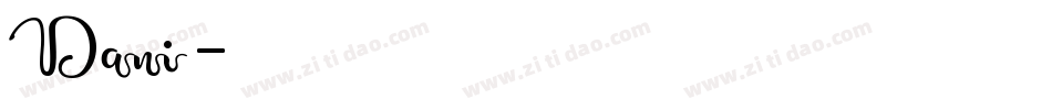 Dani字体转换